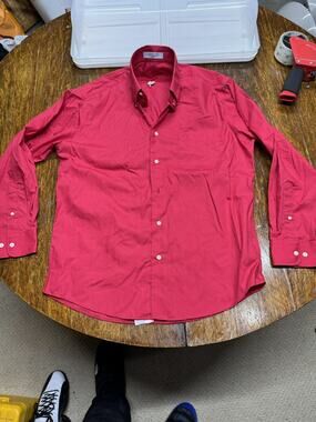 Duck Head Red Long Sleeve Button Down Casual Never Worn Red Shirt M